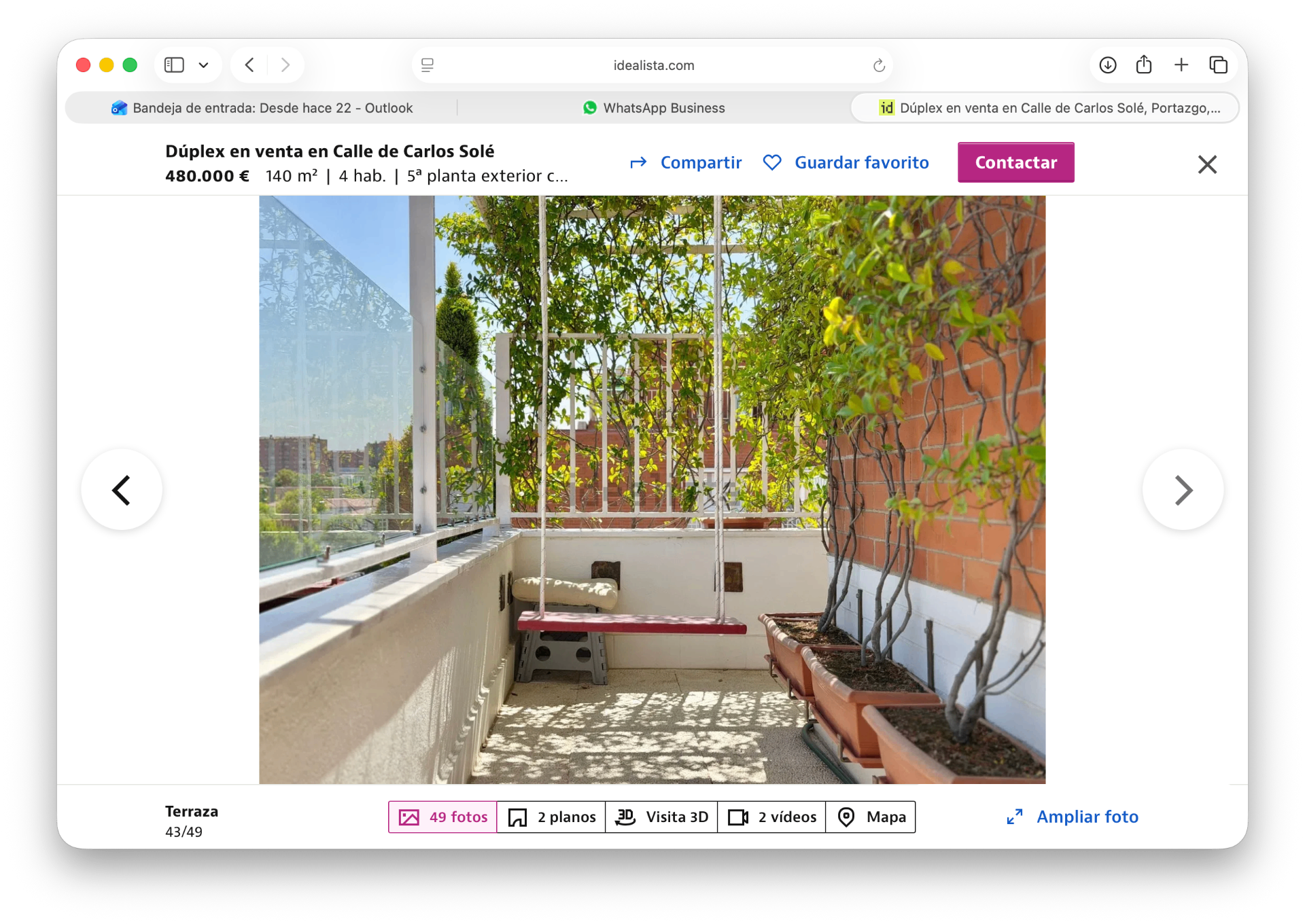 Calle de Carlos Solé · Dúplex reformado de 140 m² con espectacular terraza y vistas panorámicas al skyline de Madrid - imagen 21