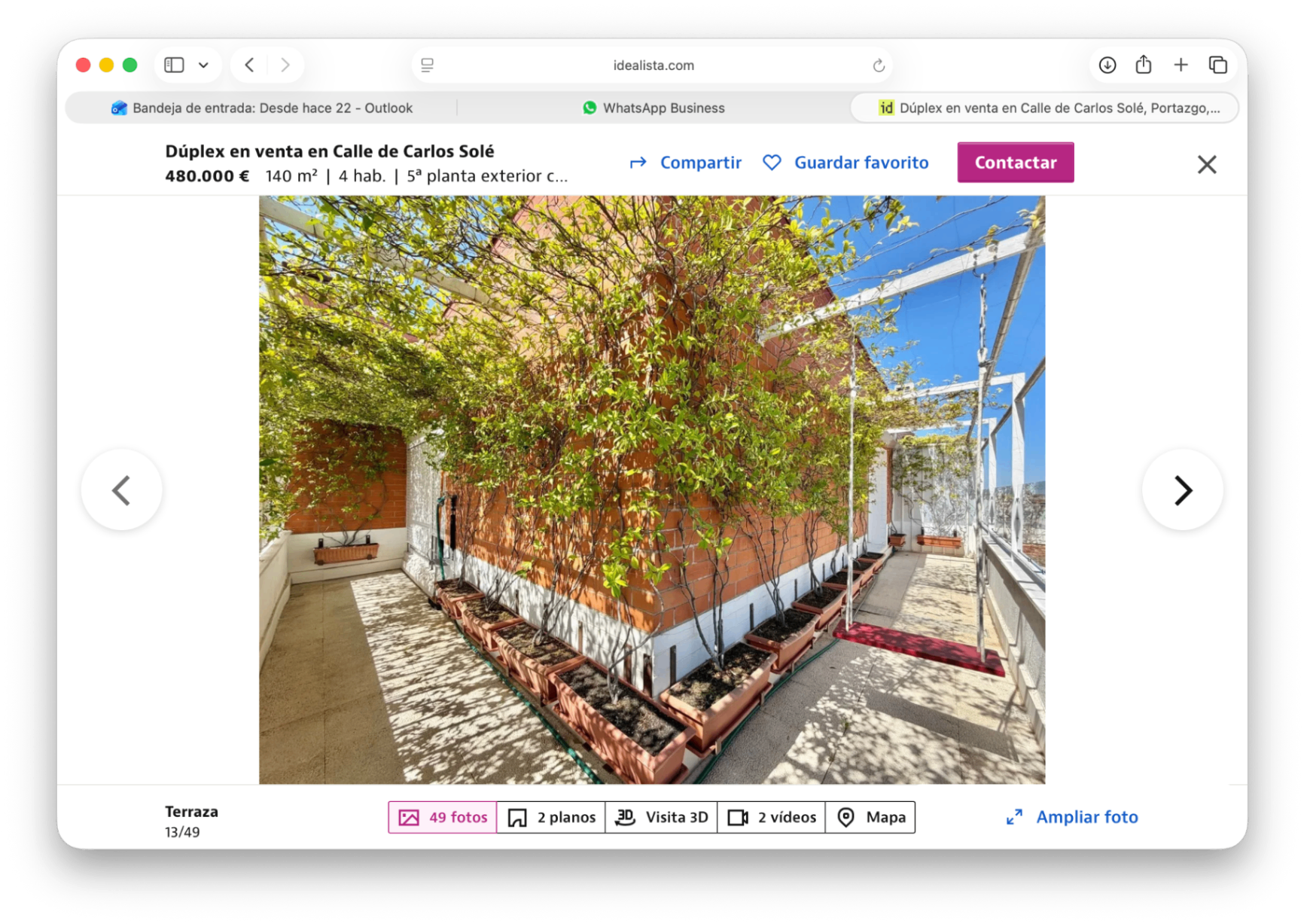 Calle de Carlos Solé · Dúplex reformado de 140 m² con espectacular terraza y vistas panorámicas al skyline de Madrid - imagen 13