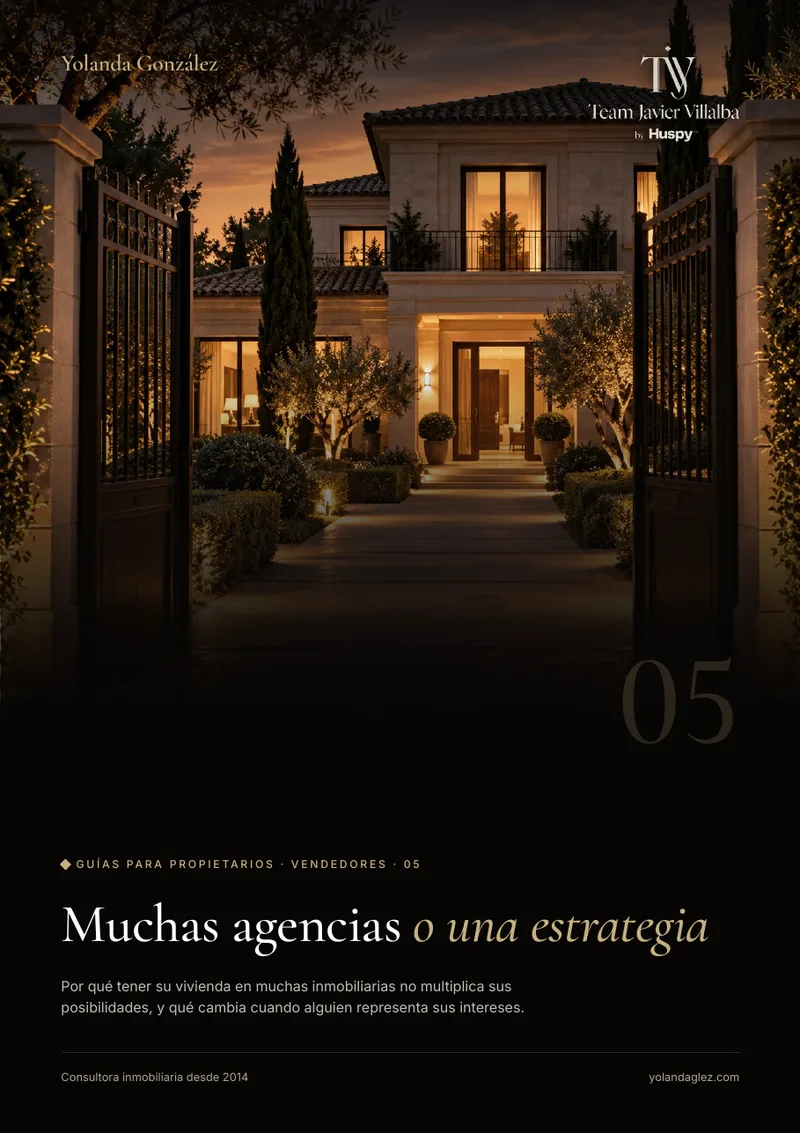 Portada de la guía Vender su casa con muchas agencias o con una estrategia