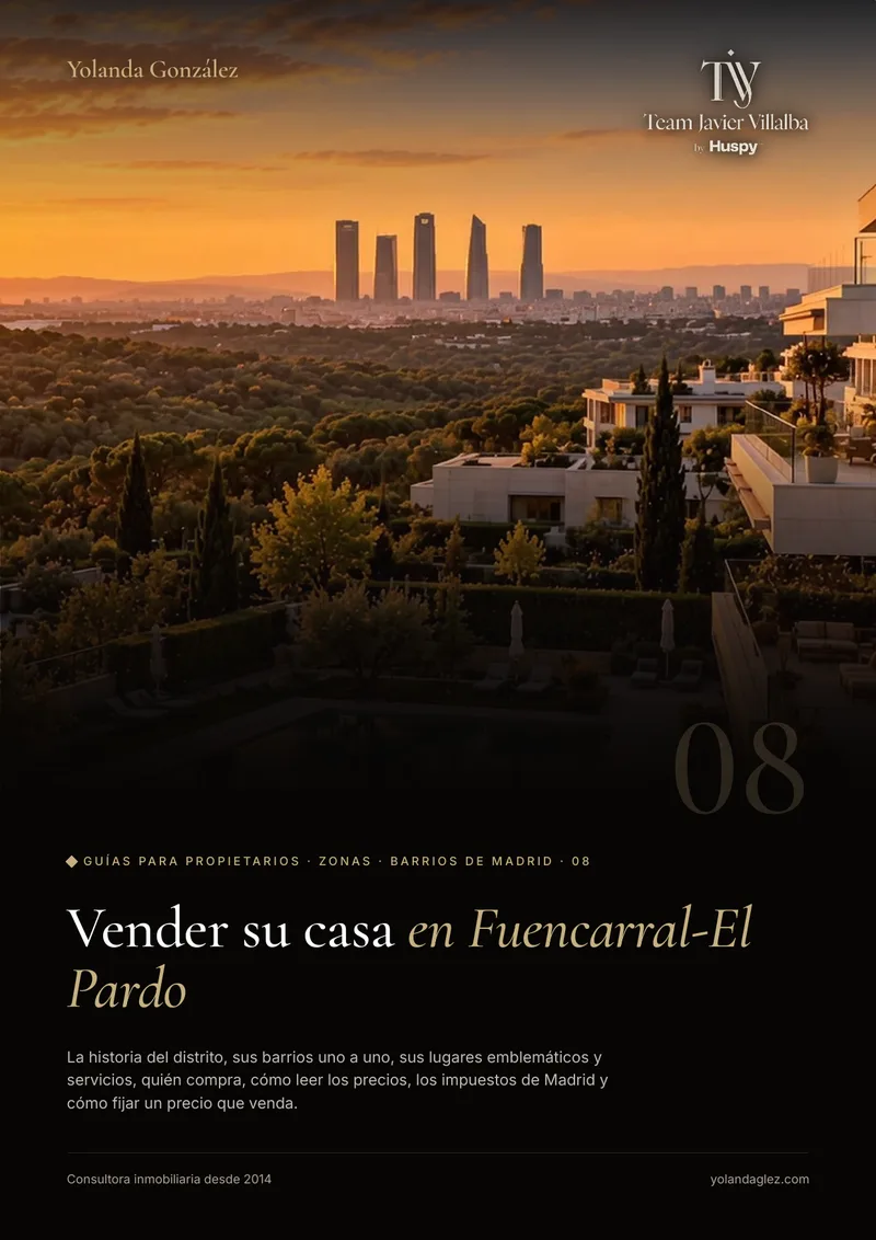 Portada de la guía Vender en Fuencarral-El Pardo: historia, barrios, servicios, el comprador y cómo fijar el precio