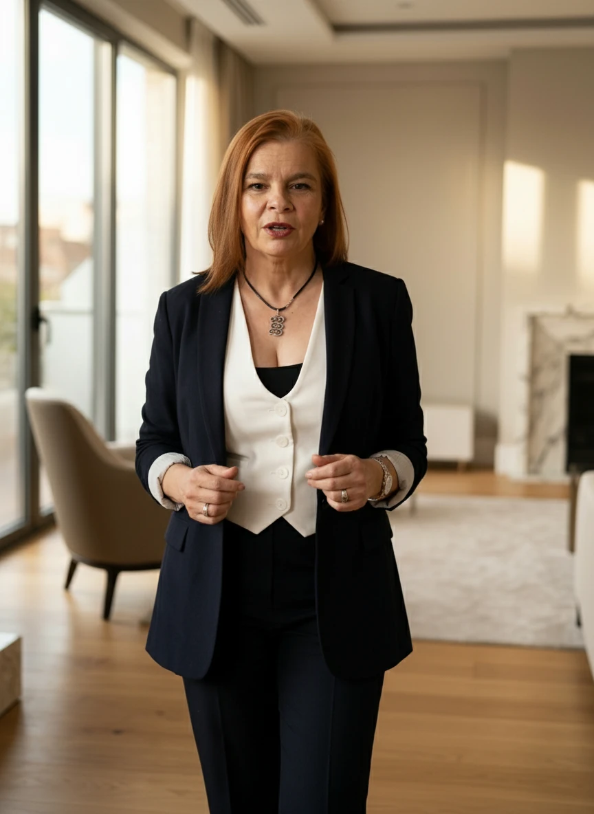 Retrato de Yolanda González, asesora inmobiliaria